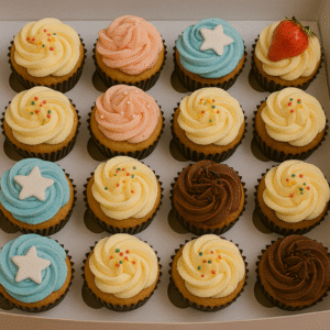 25b485e6-dffa-4b84-84ea-791e6a948c4b Cupcakes met decoratie van Ma-Ma's Toertjes